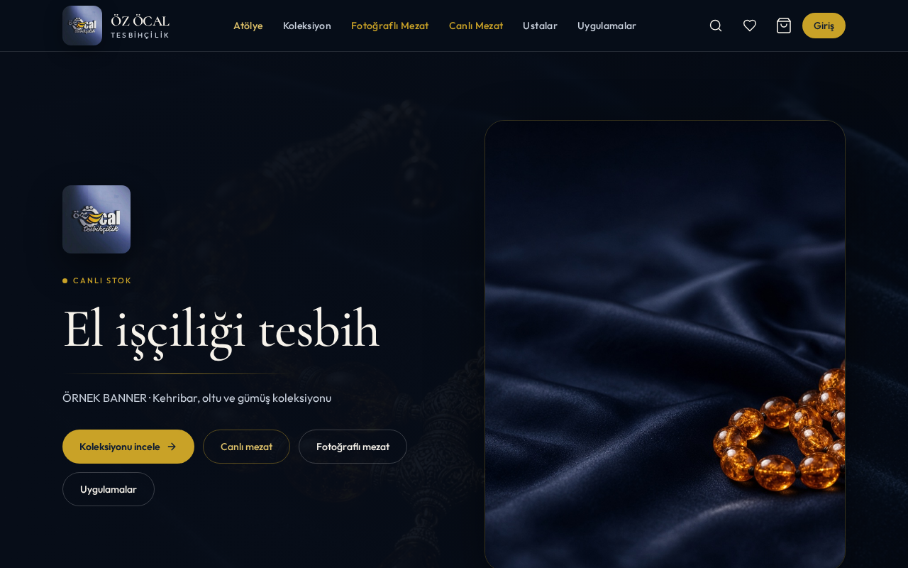 Öz Öcal Tesbihçilik — Digital commerce
