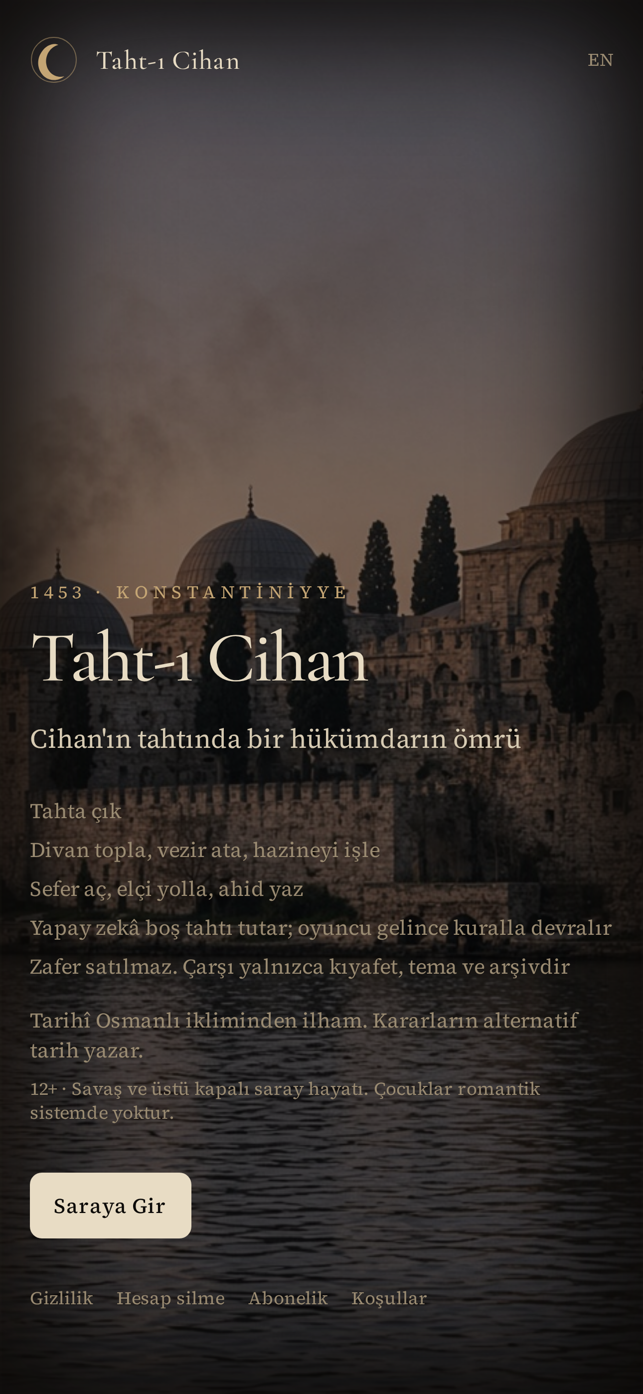 Taht-ı Cihan — Mobil oyun